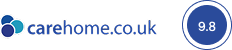 Carehome.co.uk logo with 9.8 rating for High Brake House, Clitheroe, Lancashire